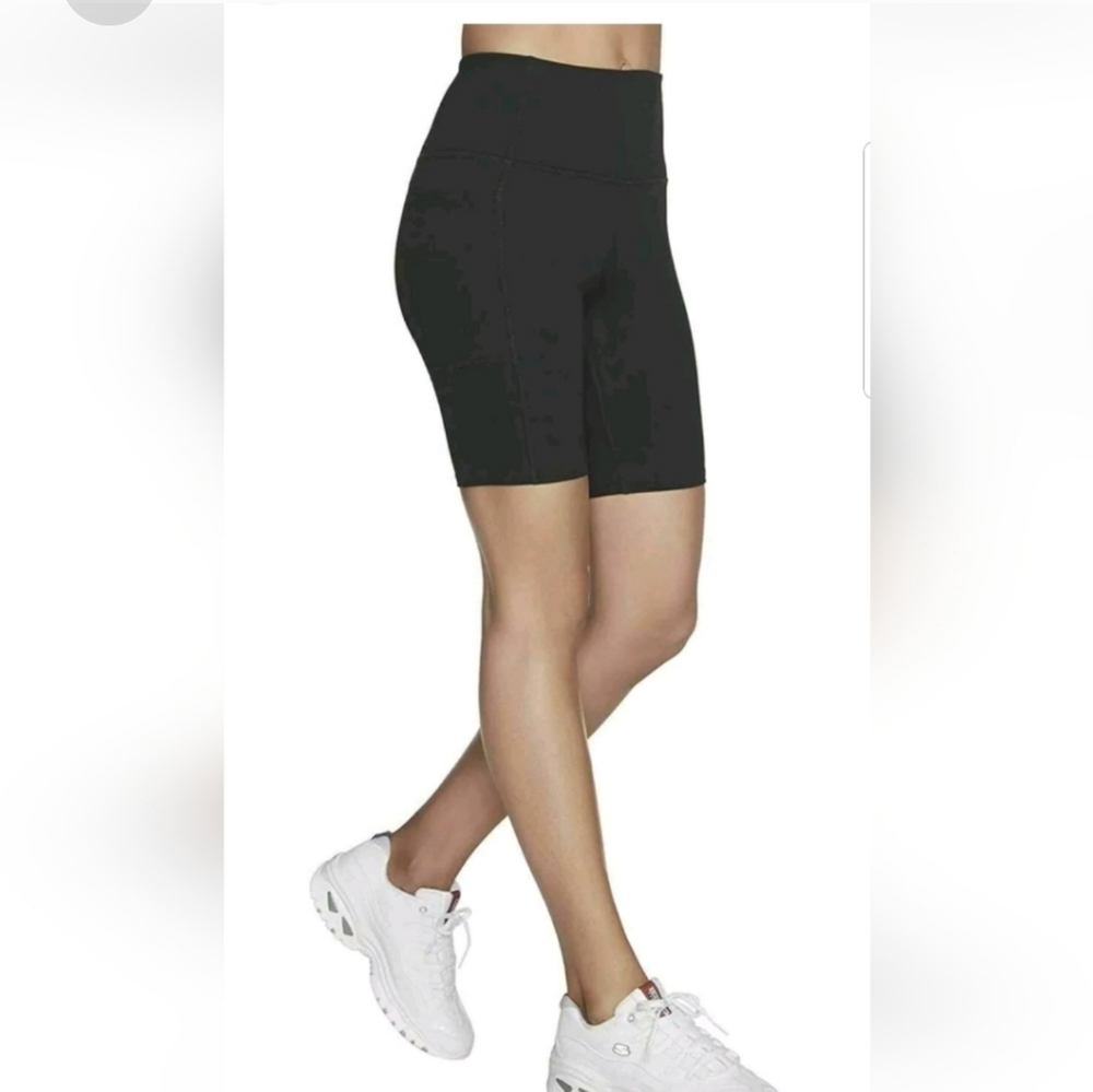 Skechers Women's Walk Go Flex High Waisted 10" Bike Short with pockets